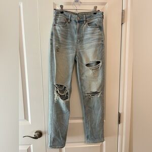 American Eagle mom straight jeans